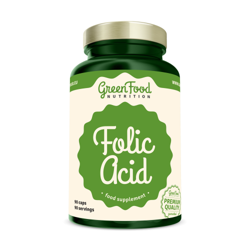 Folic Acid 90 kapslí - GreenFood
