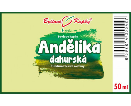 Andělika dahurská  tinktura 50 ml - Bylinné Kapky