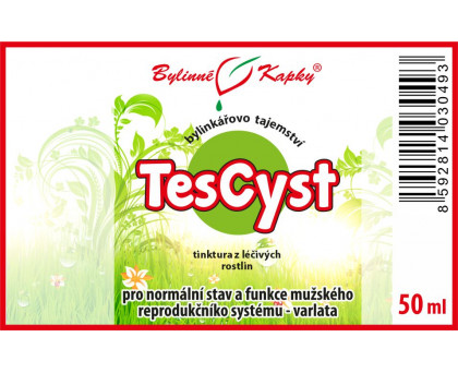 TesCyst tinktura 50 ml - Bylinné Kapky