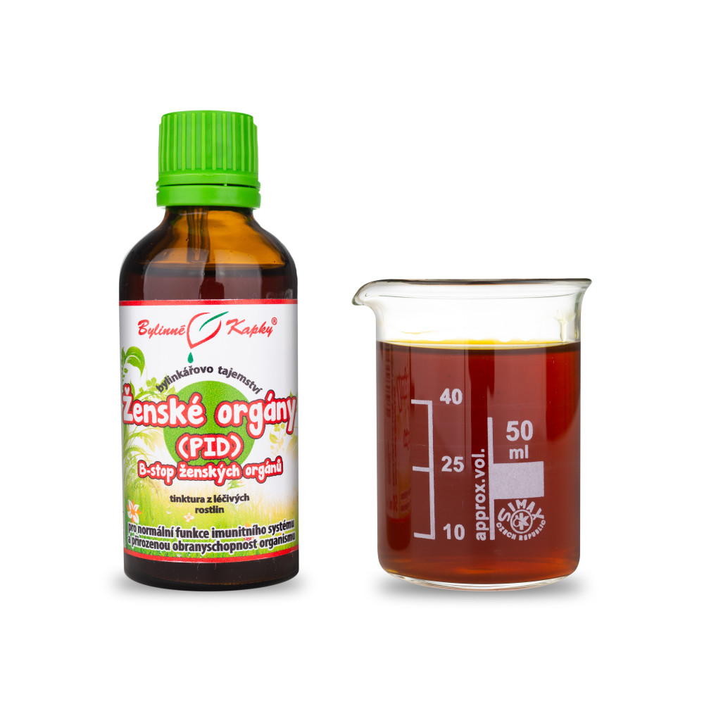 Ženské orgány (PID)  tinktura 50 ml - Bylinné Kapky
