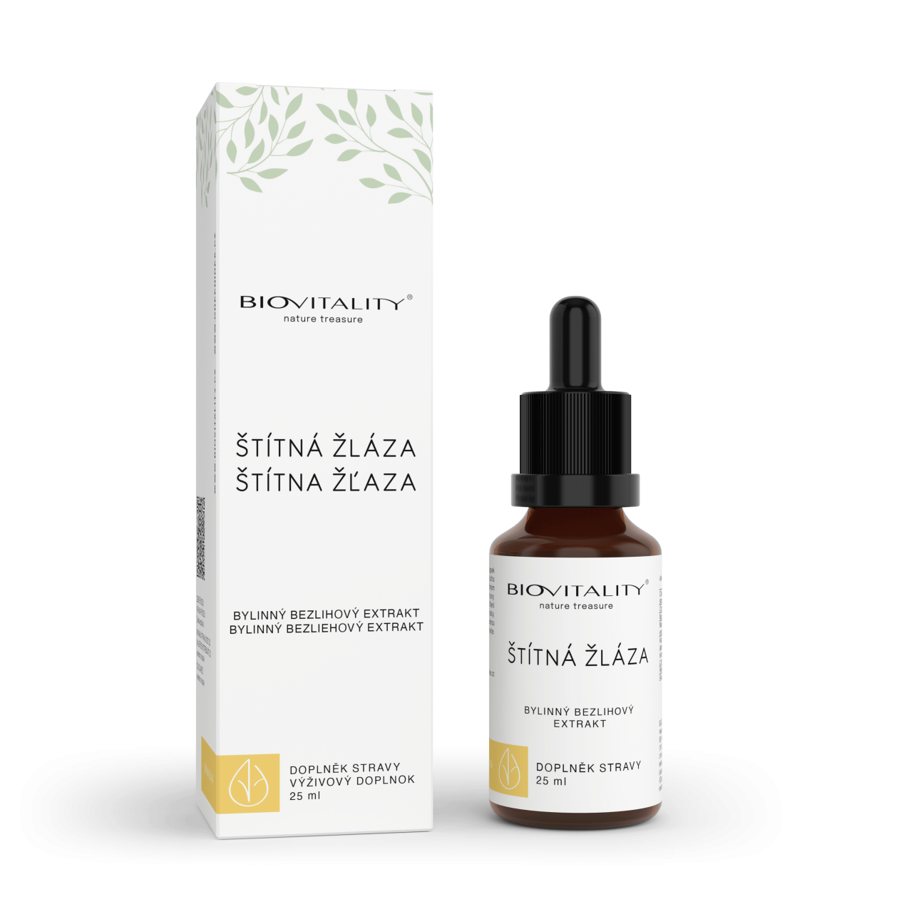 Štítná žláza bylinný bezlihový extrakt 25 ml - Topvet