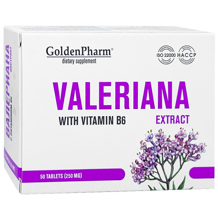 Valeriana + vitamin B6 50 tobol