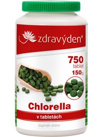 Chlorella 150 g, 750 tab. - Zdravý den