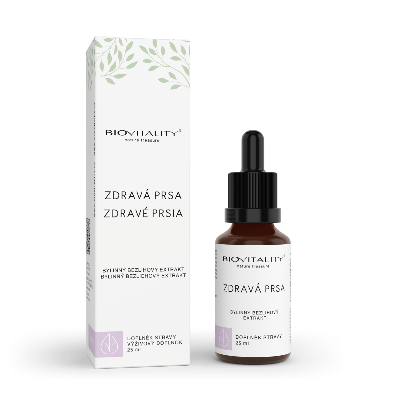 Zdravá prsa bylinný bezlihový extrakt 25 ml - Topvet
