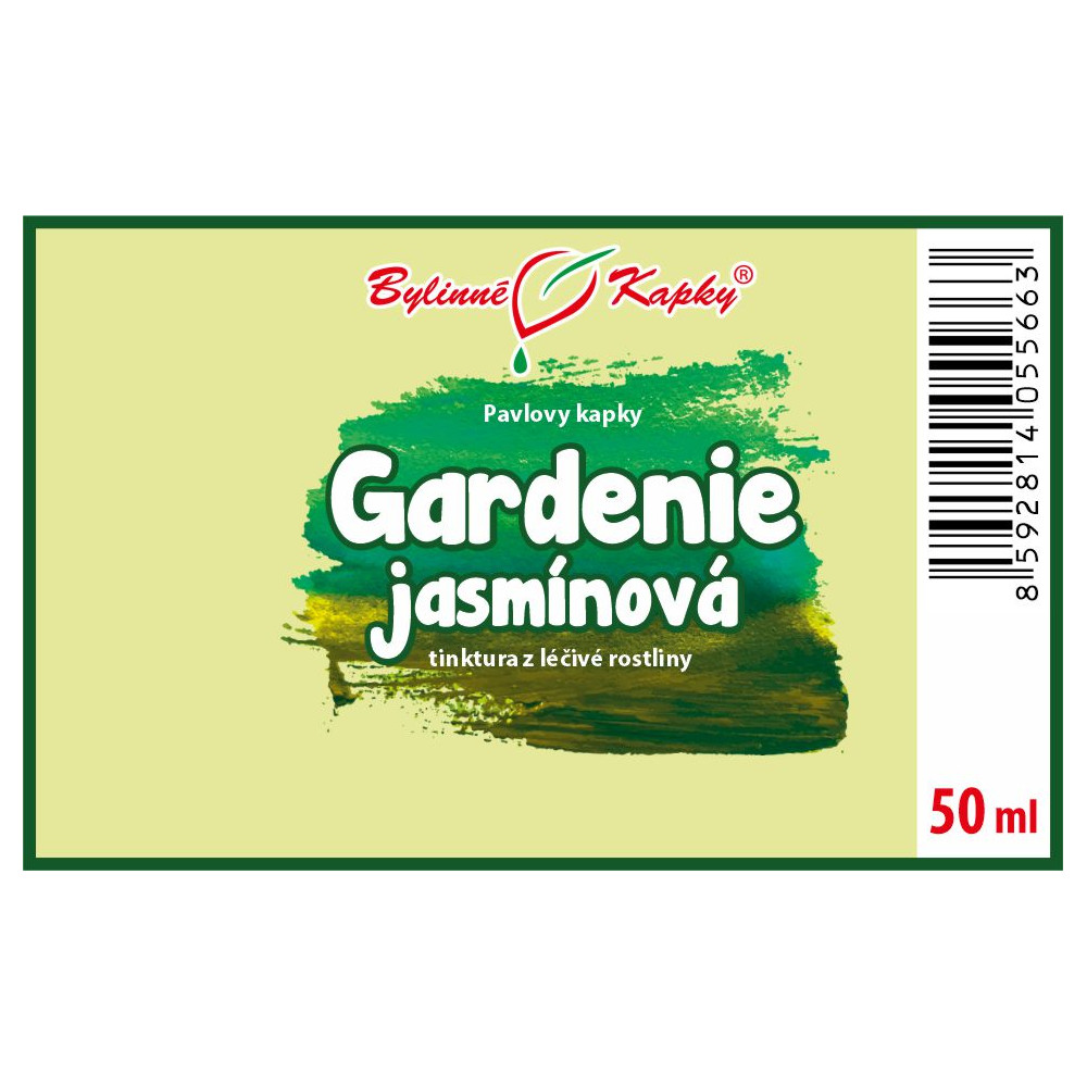 Gardenie jasmínová tinktura 50 ml - Bylinné Kapky