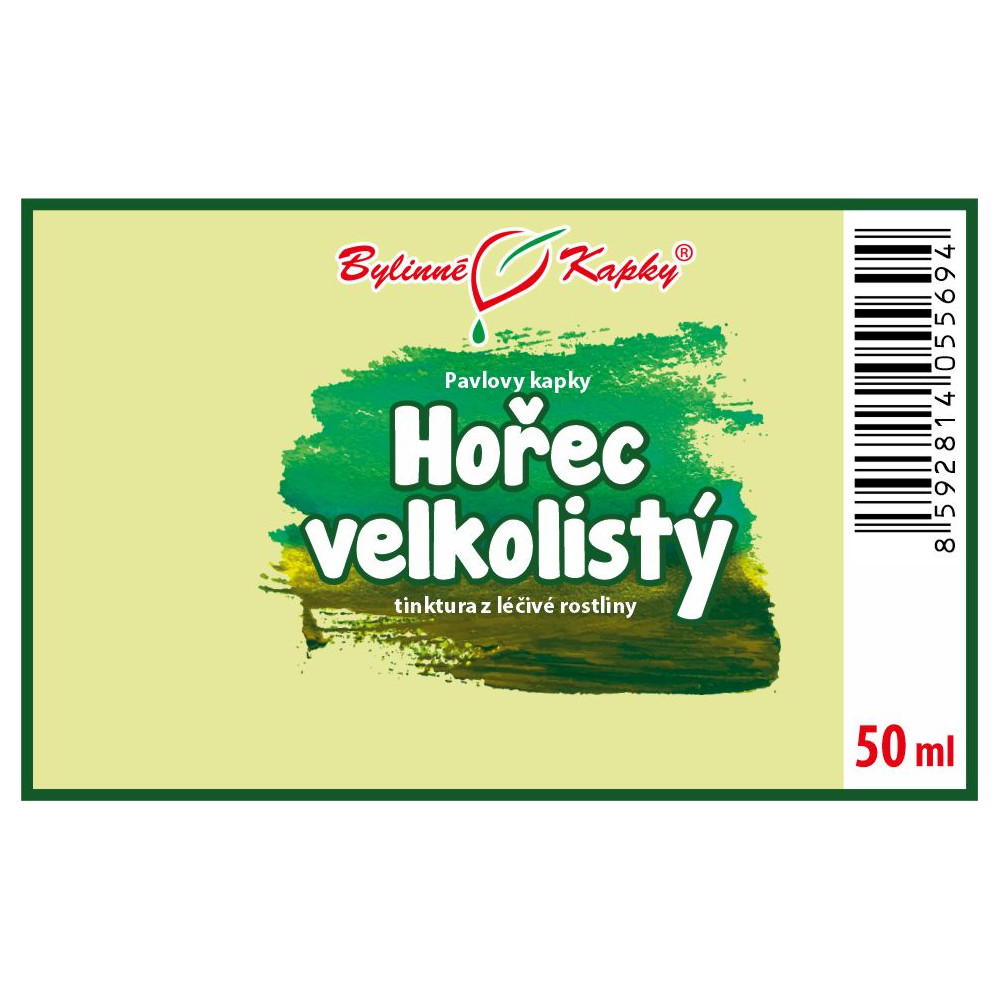 Hořec velkolistý tinktura 50 ml - Bylinné Kapky