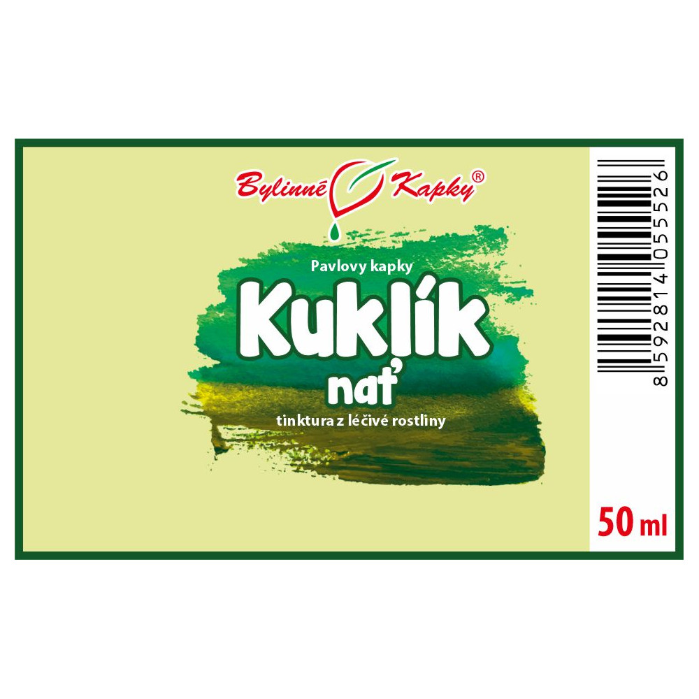 Kuklík nať tinktura 50 ml - Bylinné Kapky