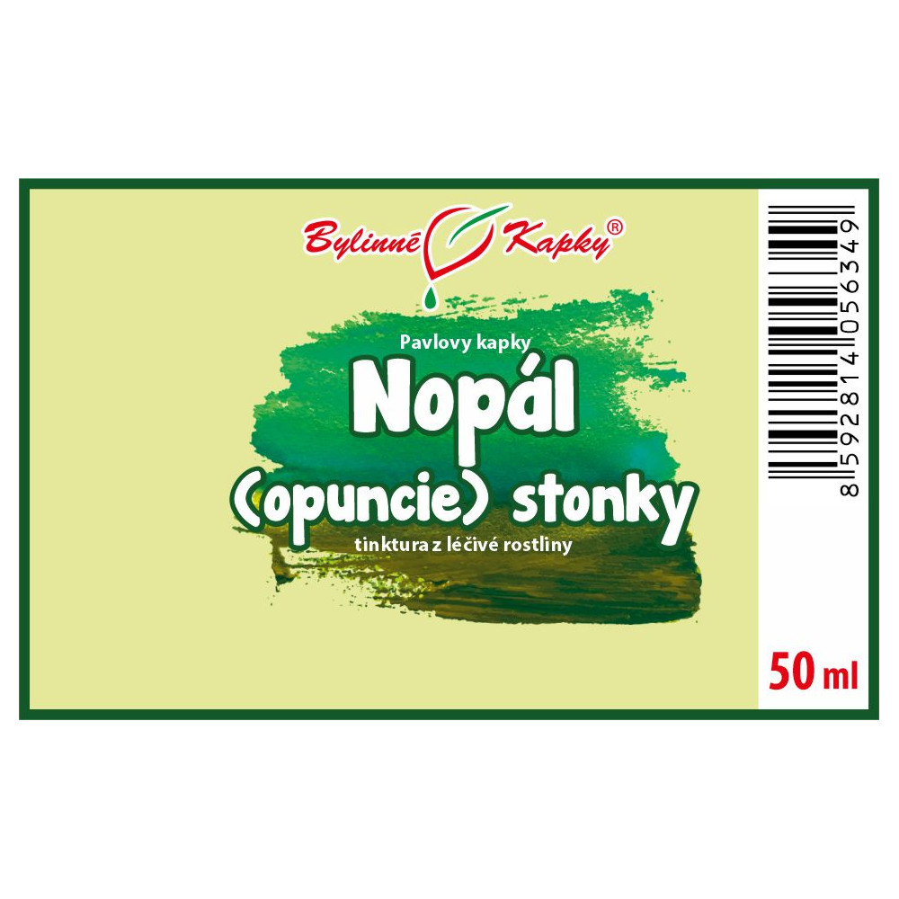 Nopál (opuncie) stonky tinktura 50 ml - Bylinné Kapky