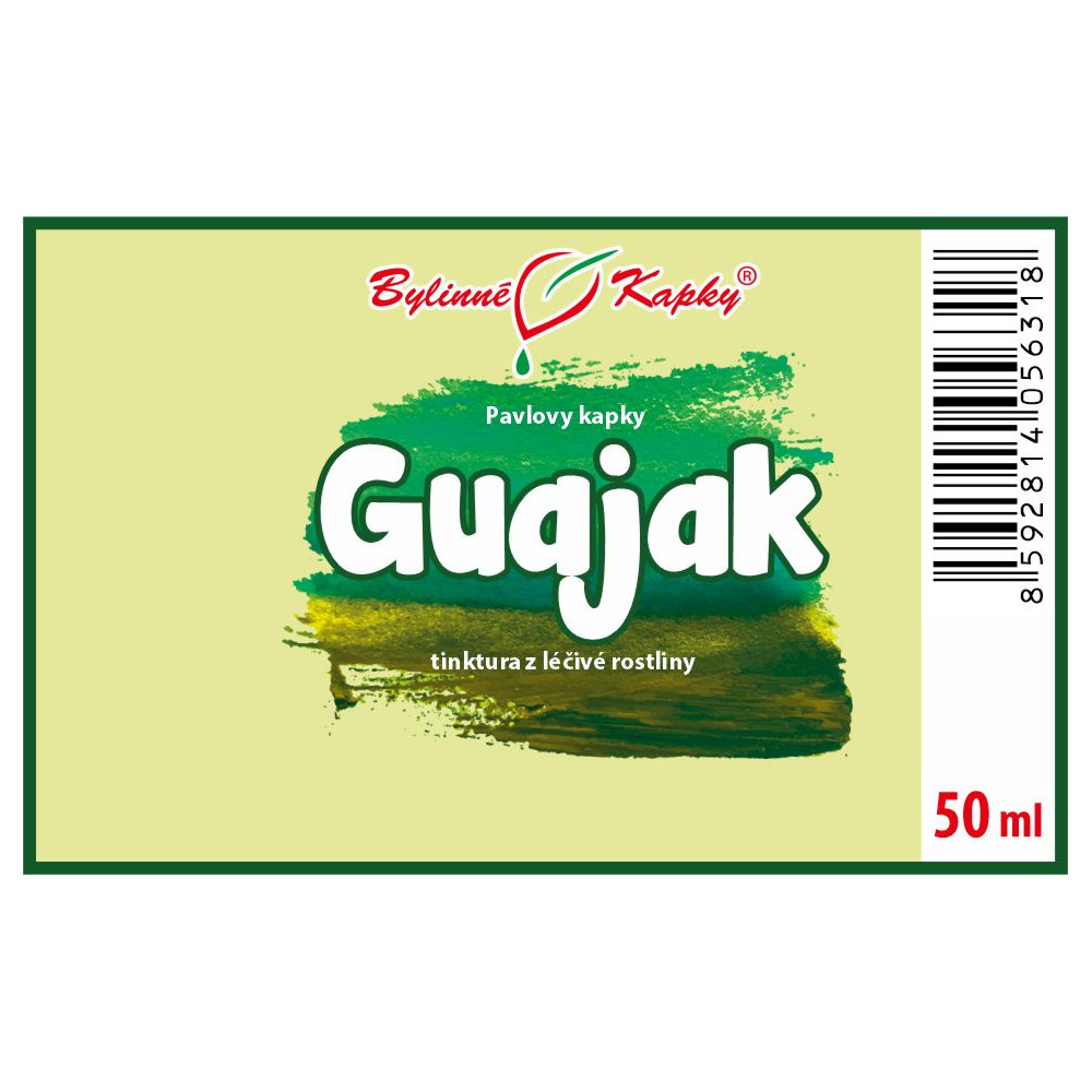 Guajak tinktura 50 ml - Bylinné Kapky