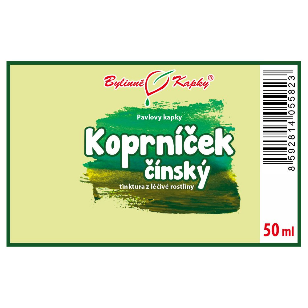 Koprníček čínský tinktura 50 ml - Bylinné Kapky