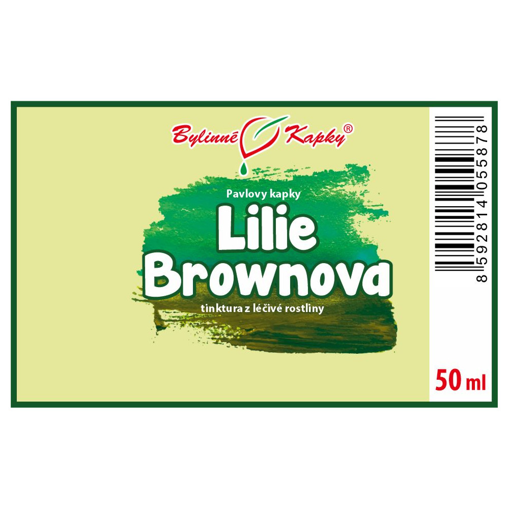 Lilie Brownova tinktura 50 ml - Bylinné Kapky