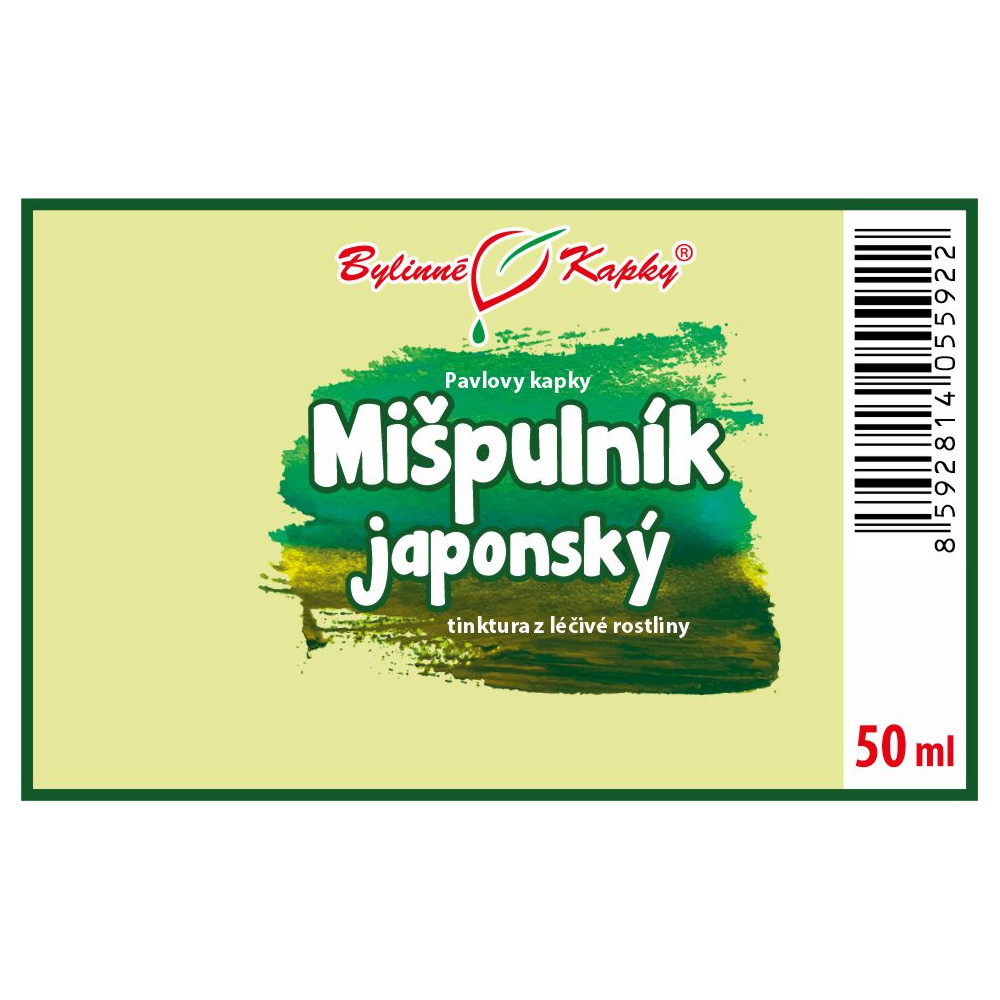 Mišpulník japonský tinktura 50 ml - Bylinné Kapky