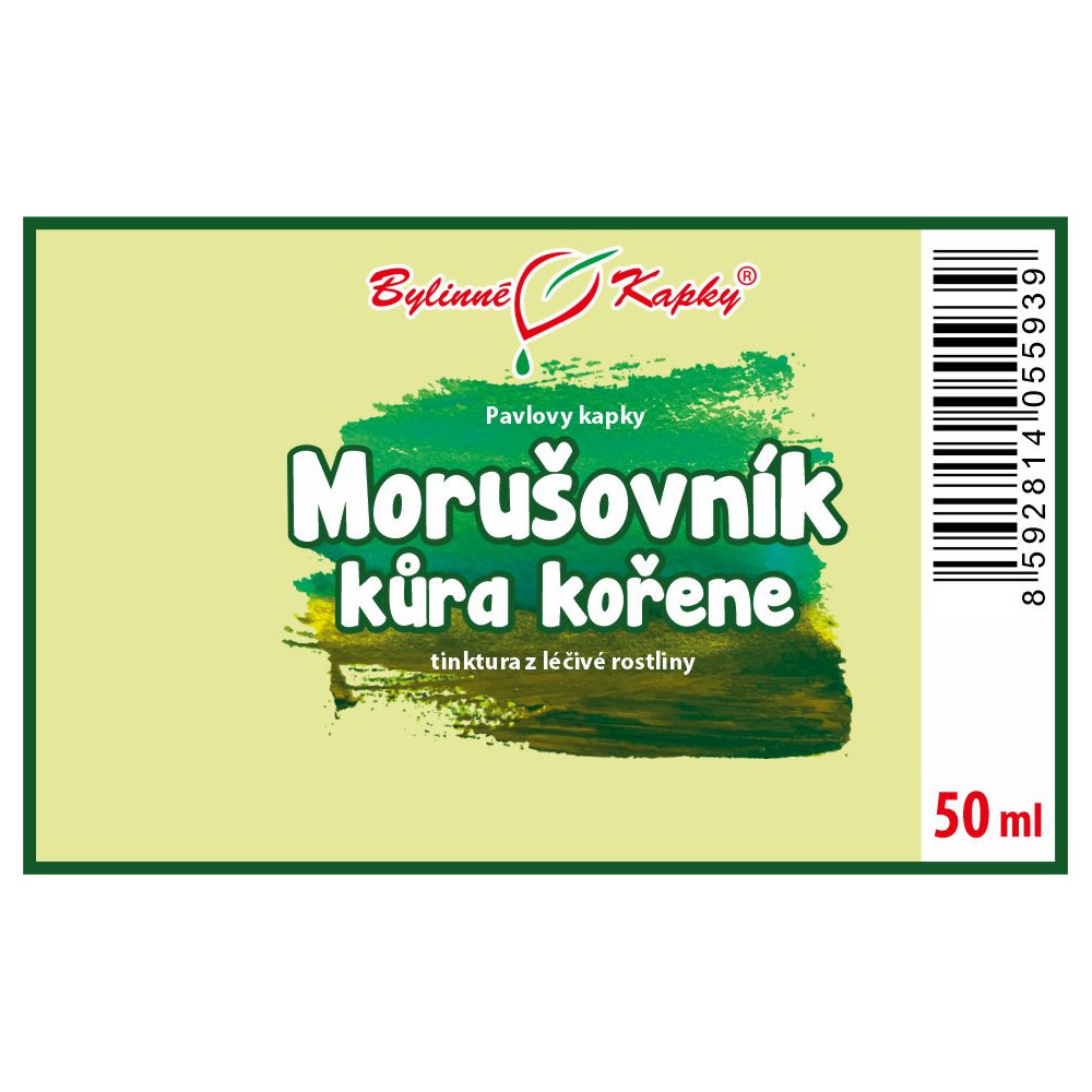 Morušovník kůra kořene  tinktura 50 ml - Bylinné Kapky