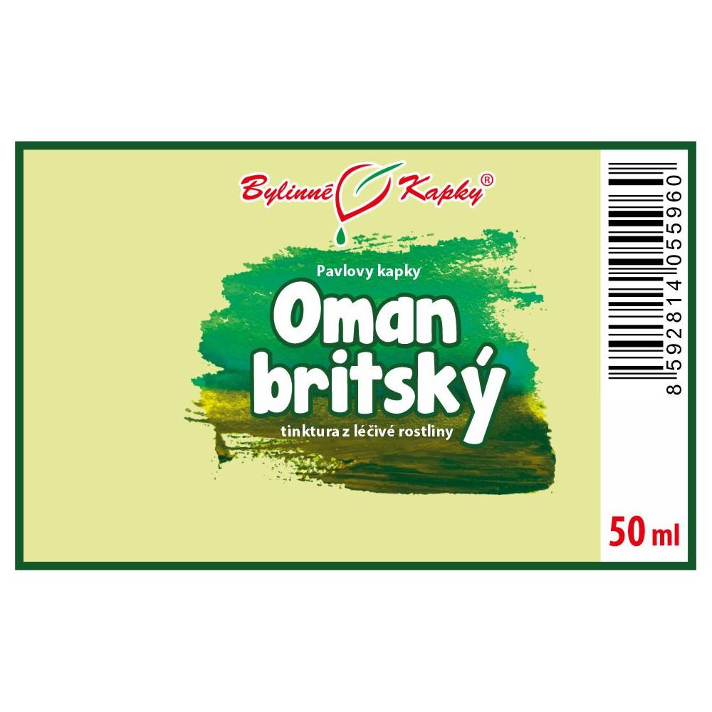 Oman britský tinktura 50 ml - Bylinné Kapky