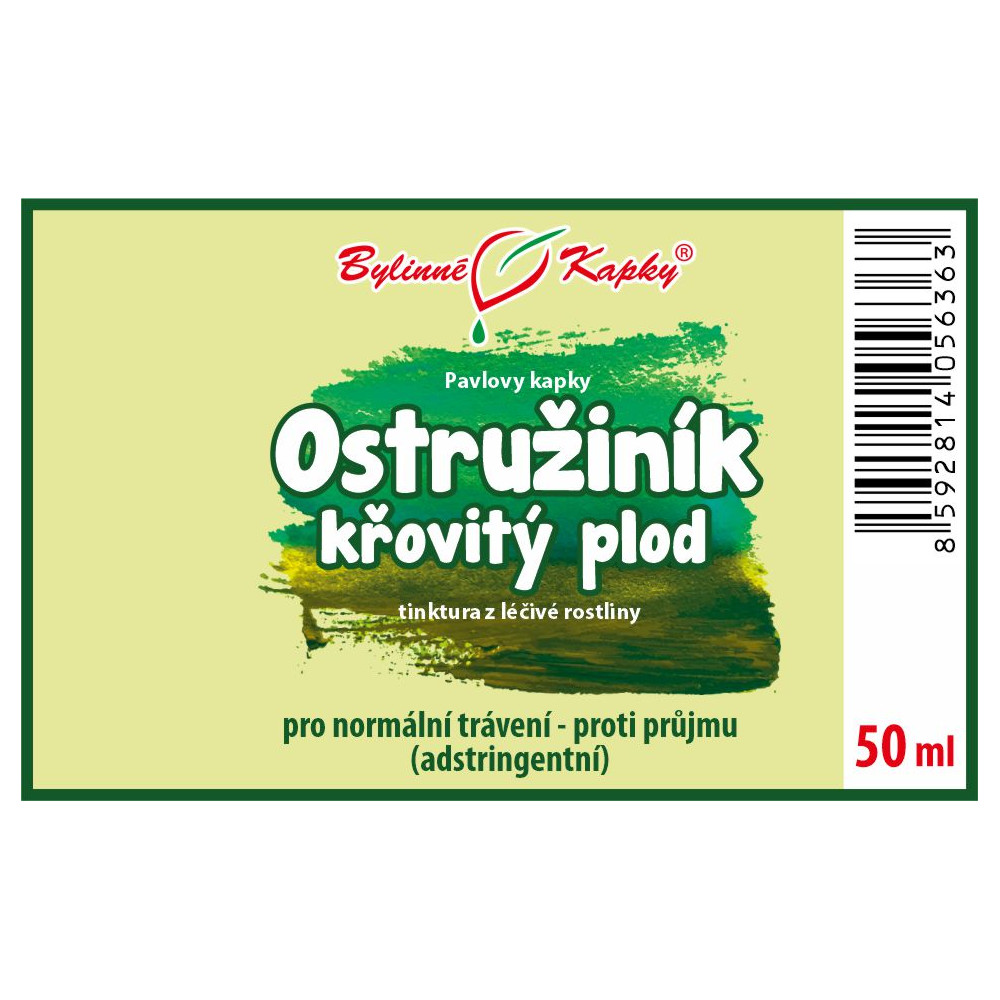 Ostružiník křovitý plod tinktura 50 ml - Bylinné Kapky