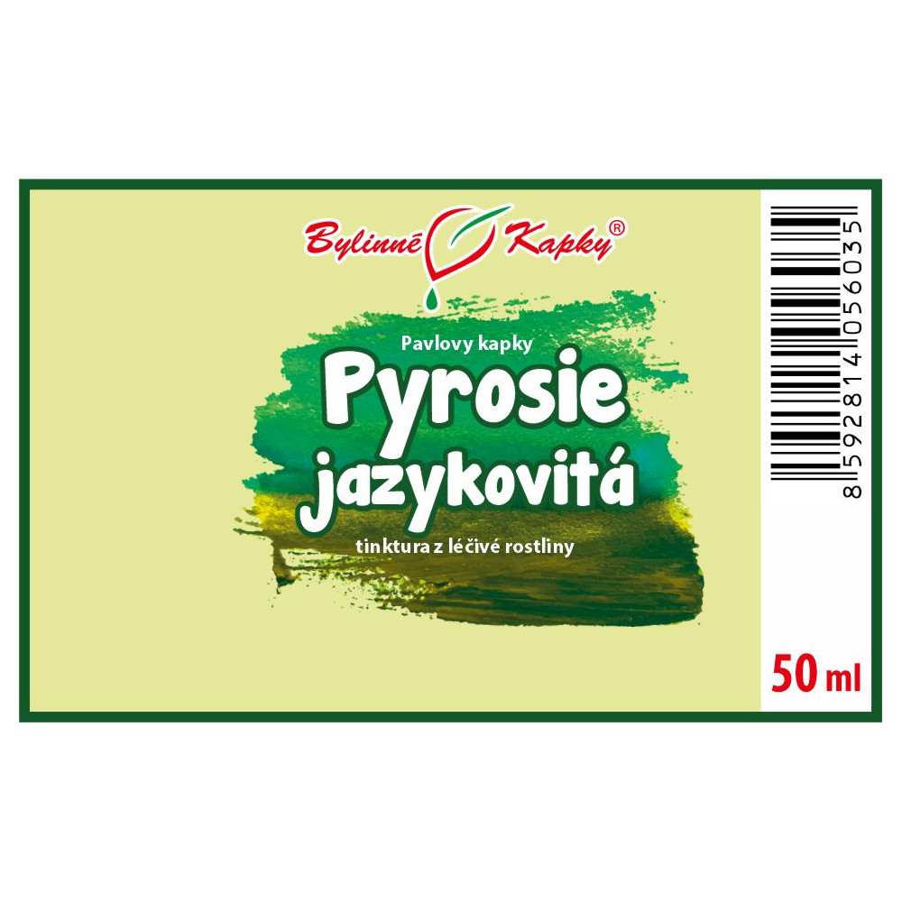 Pyrosie jazykovitá tinktura 50 ml - Bylinné Kapky