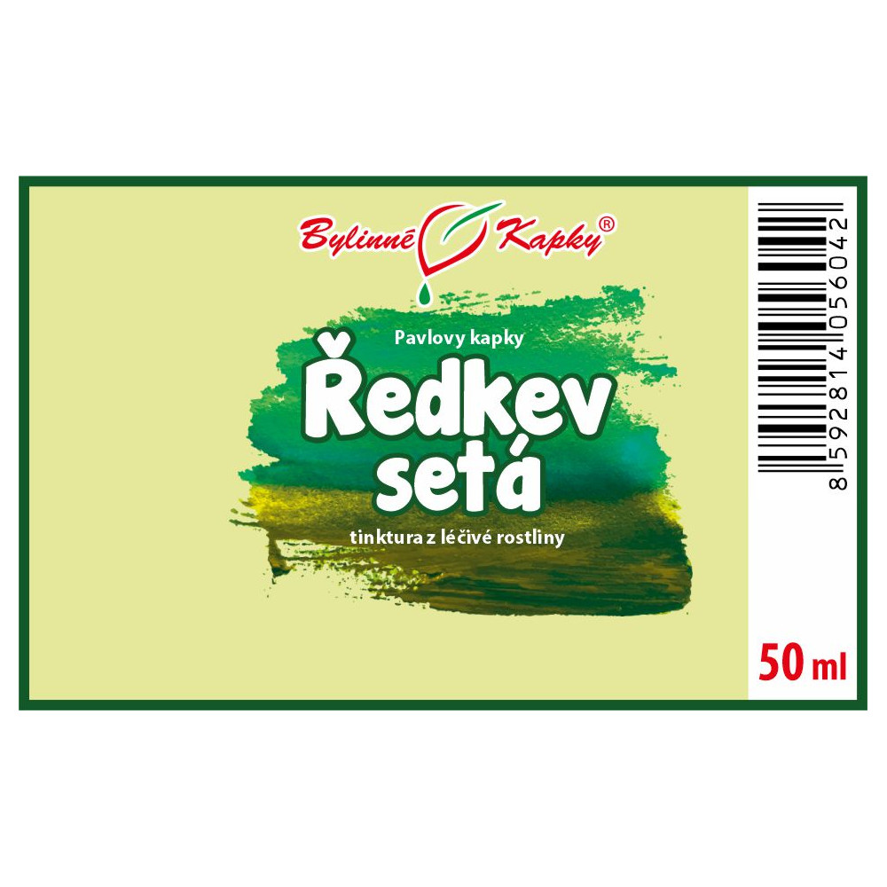 Ředkev setá semena tinktura 50 ml - Bylinné Kapky