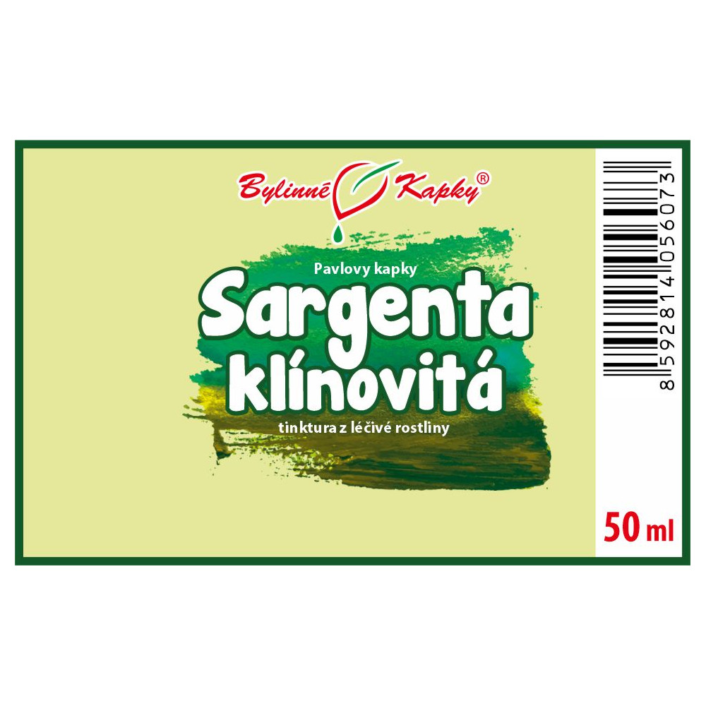 Sargenta klínovitá tinktura 50 ml - Bylinné Kapky