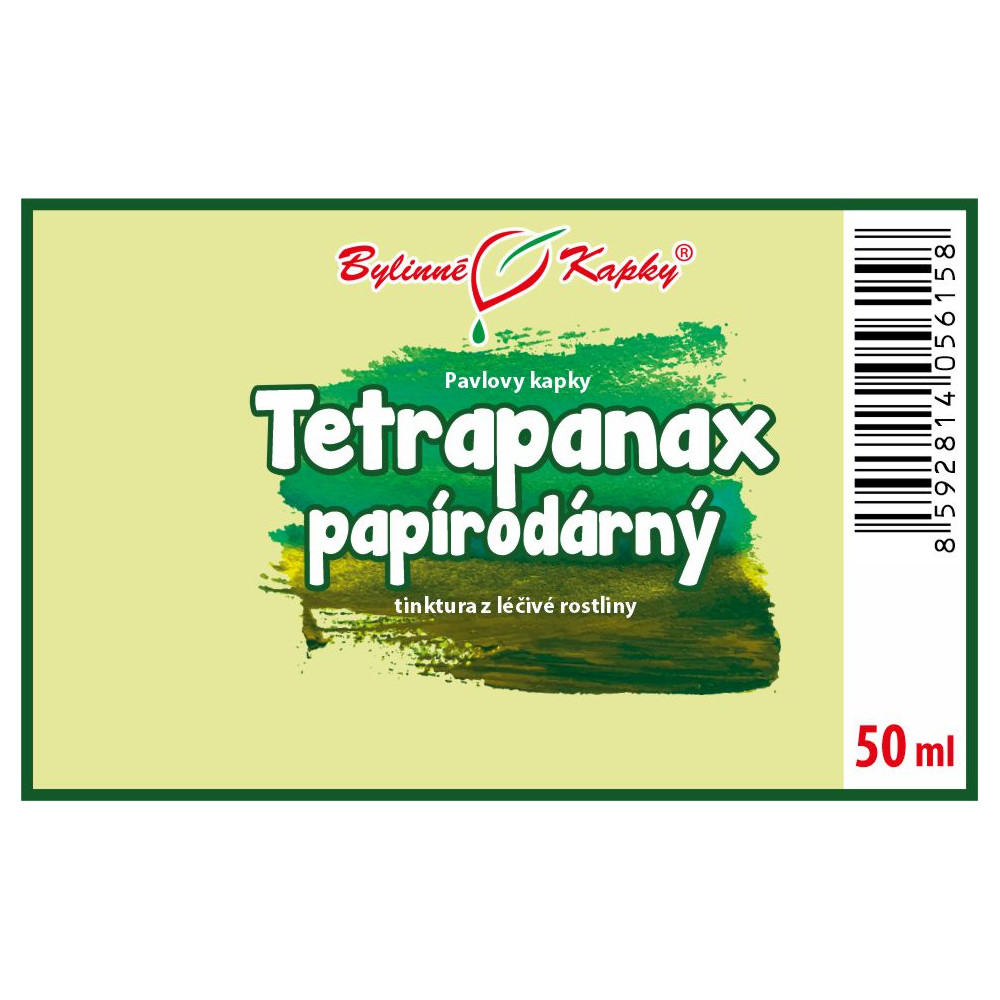 Tetrapanax papírodárný tinktura 50 ml - Bylinné Kapky