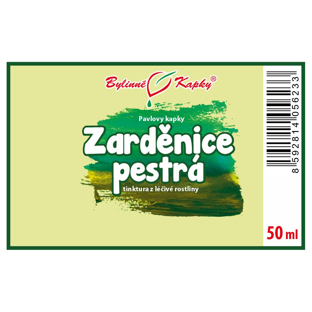 Zarděnice pestrá tinktura 50 ml - Bylinné Kapky