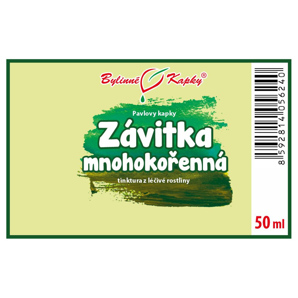 Závitka mnohokořenná tinktura 50 ml - Bylinné Kapky