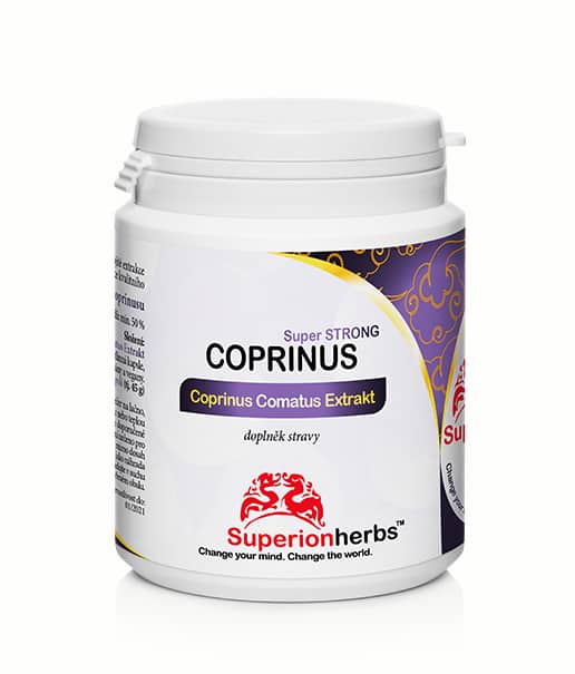 Coprinus Comatus extrakt 90 kapsl. - Superionherbs