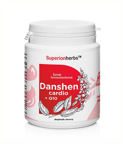 Danshen Q10 cardio 90 kaps. - Superionherbs