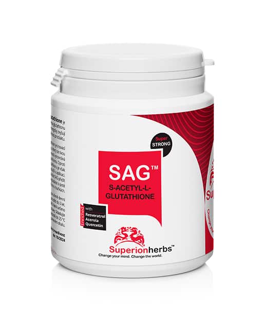 S-acetyl-L-Glutathion 90 kapsl. - Superionherbs