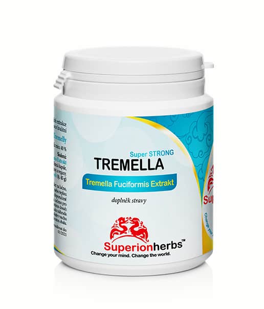 Tremella – (Rosolovka řasotvará) 90 kapsl. - Superionherbs