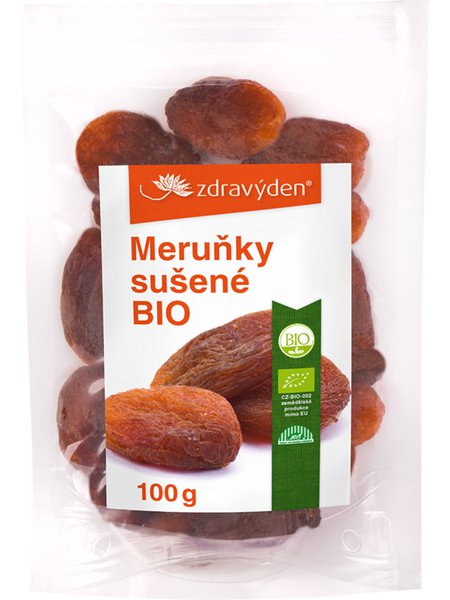 Meruňky sušené BIO 100g - Zdravý den 