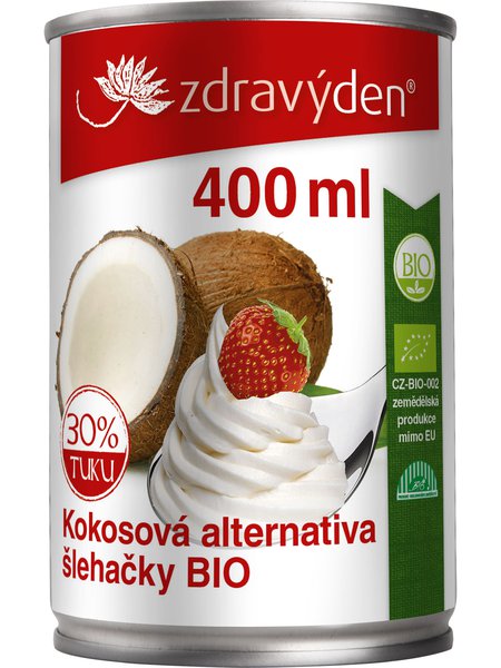 Kokosová alternativa šlehačky BIO 400ml - Zdravý den