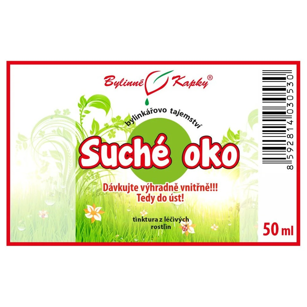 Suché oko tinktura 50 ml - Bylinné Kapky