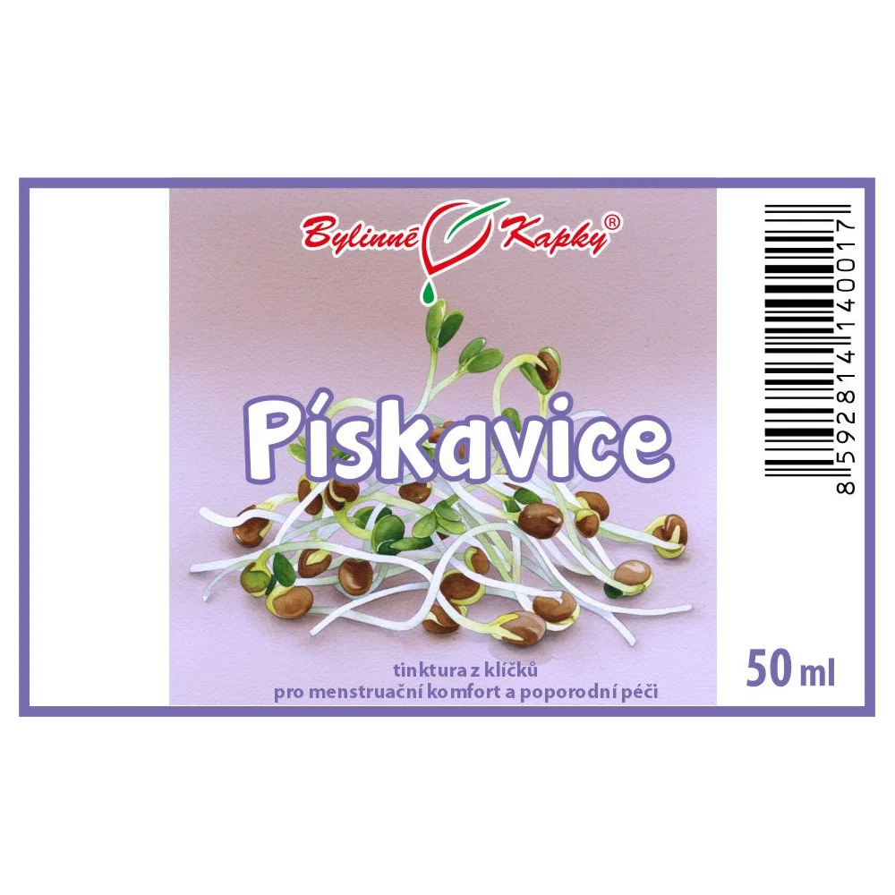 Pískavice tinktura z živých klíčků 50 ml - Bylinné Kapky