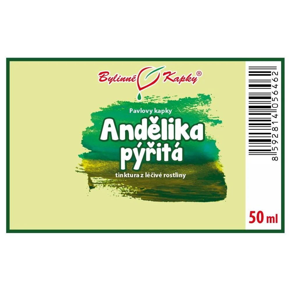 Andělika pýřitá tinktura 50 ml - Bylinné Kapky