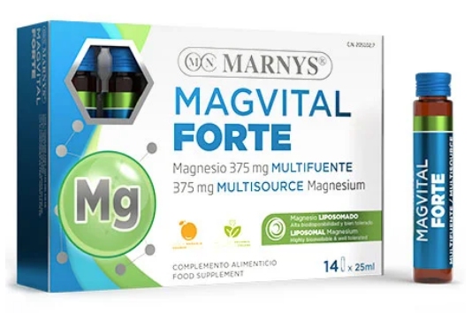 MagVital Forte lipozomální hořčík 14 x 25 ml - Marnys
