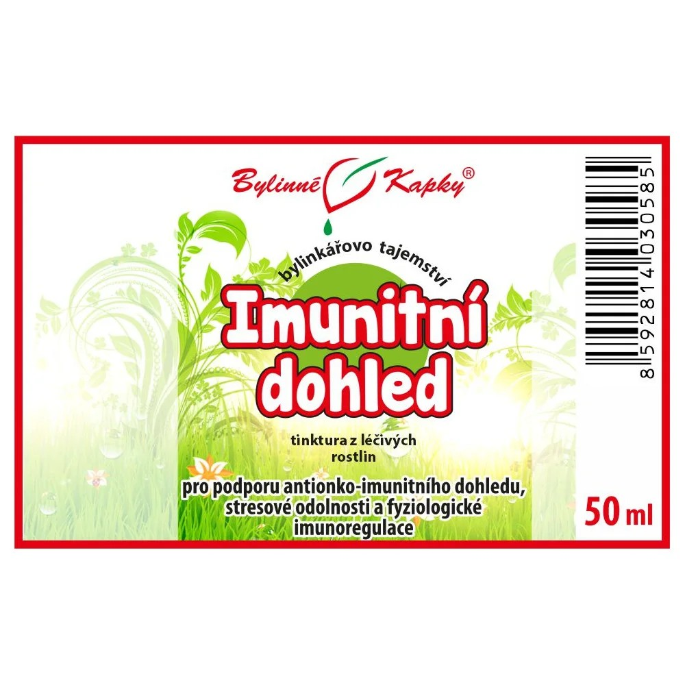 Imunitní dohled  tinktura 50 ml - Bylinné Kapky