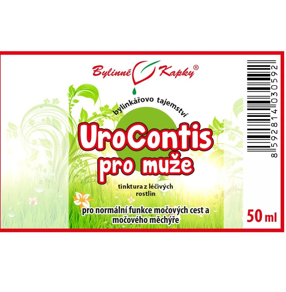 UroContis pro muže tinktura 50 ml - Bylinné Kapky