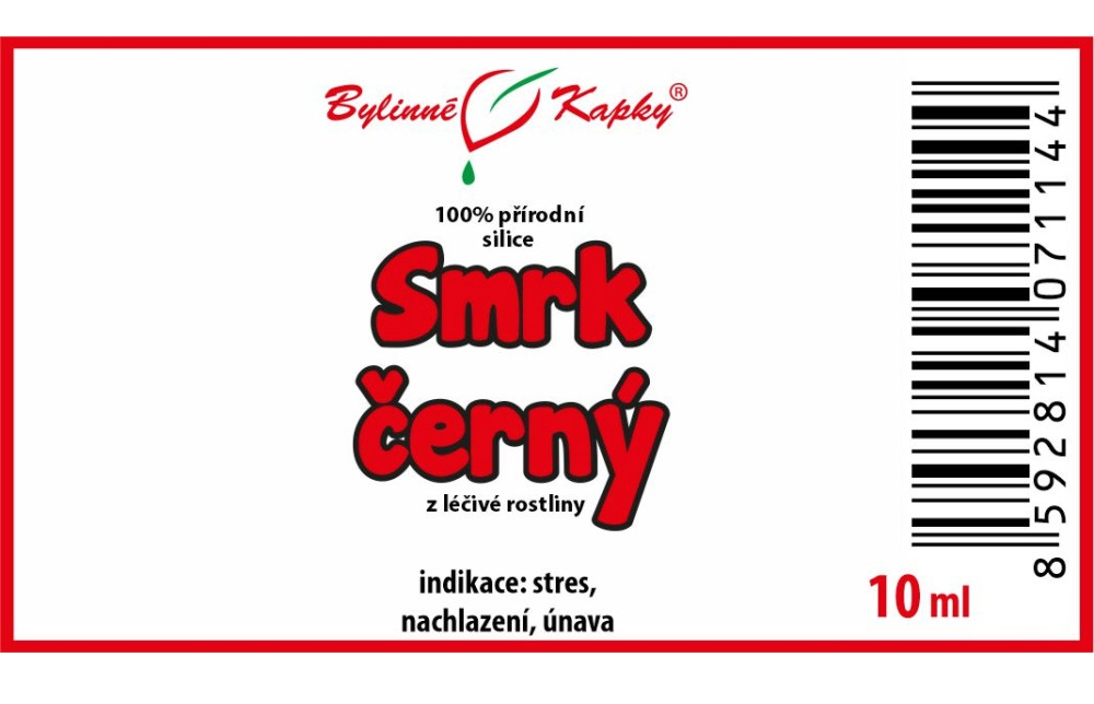 Smrk černý - 100% přírodní silice 10 ml - Bylinné Kapky