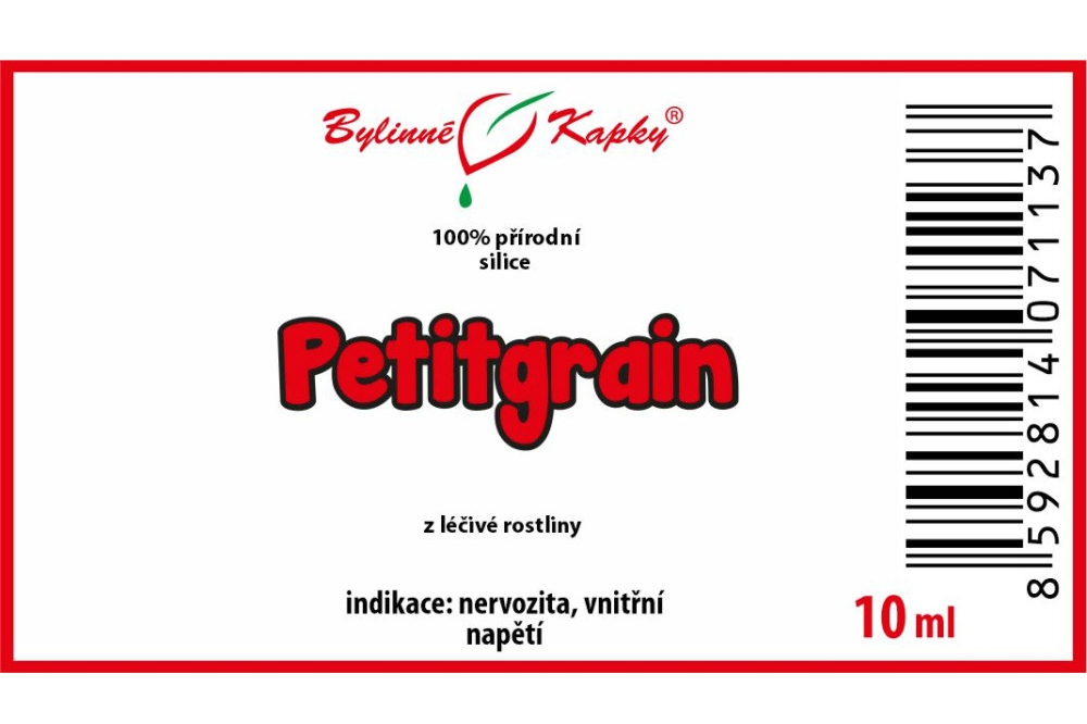 Petitgrain - 100% přírodní silice 10 ml - Bylinné Kapky