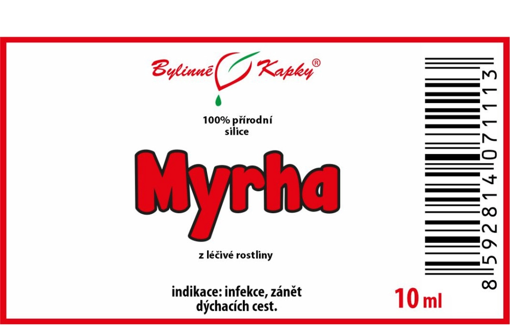 Myrha - 100% přírodní silice 10 ml - Bylinné Kapky