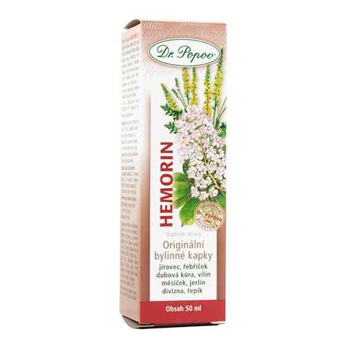 Hemorin bylinné kapky 50 ml - Dr. Popov