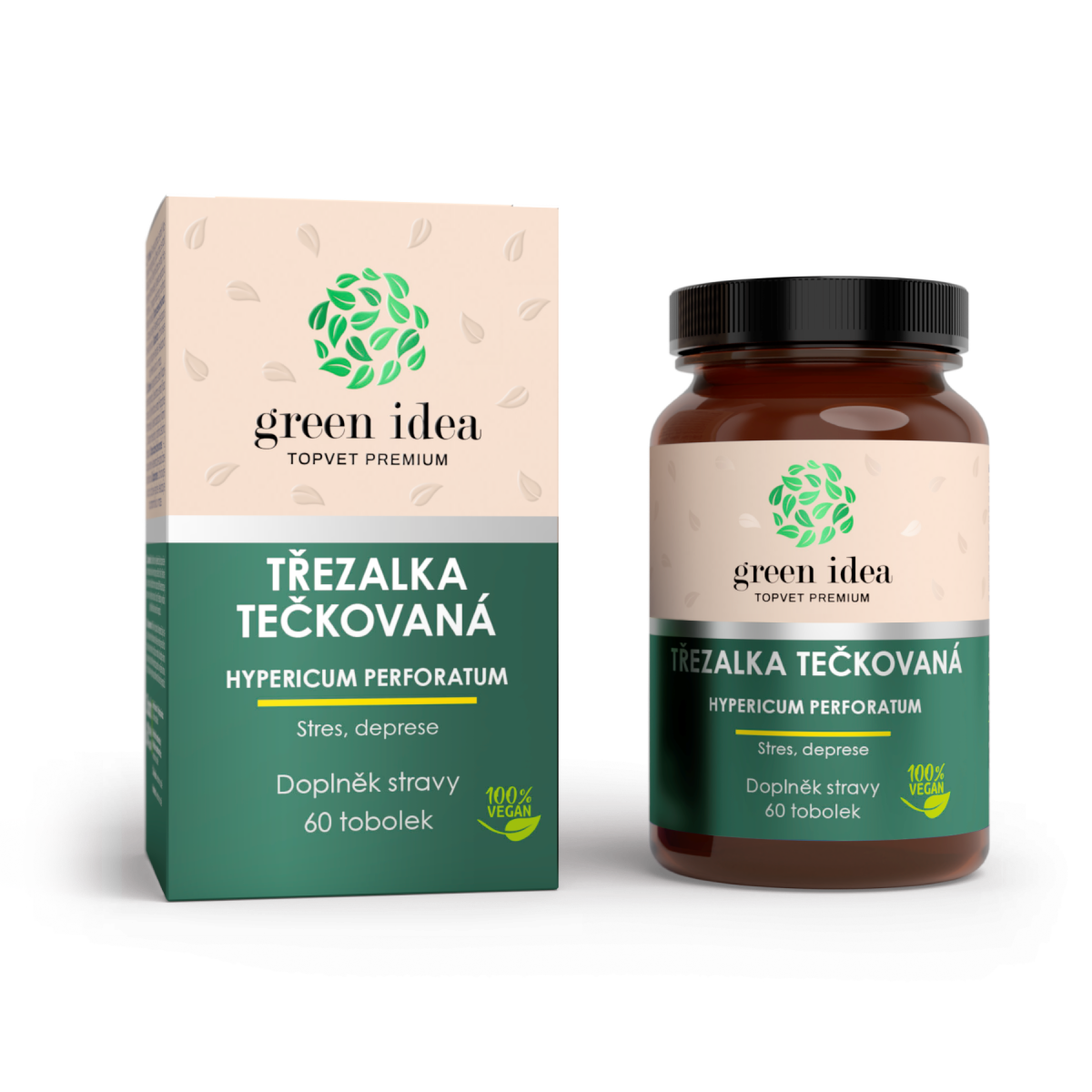 Třezalka bylinný extrakt 60 tob. - Green idea