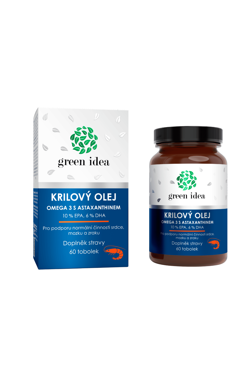 Krilový olej - 60 tob. - Green idea 