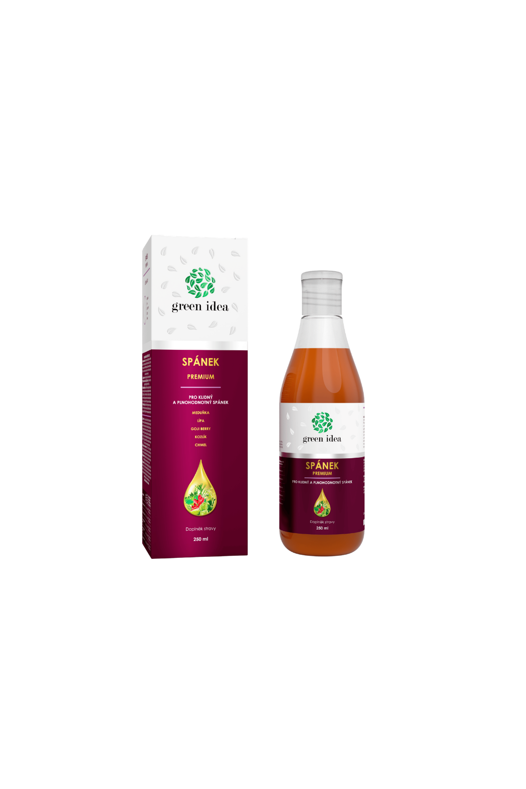 Spánek premium sirup 250ml - Green idea