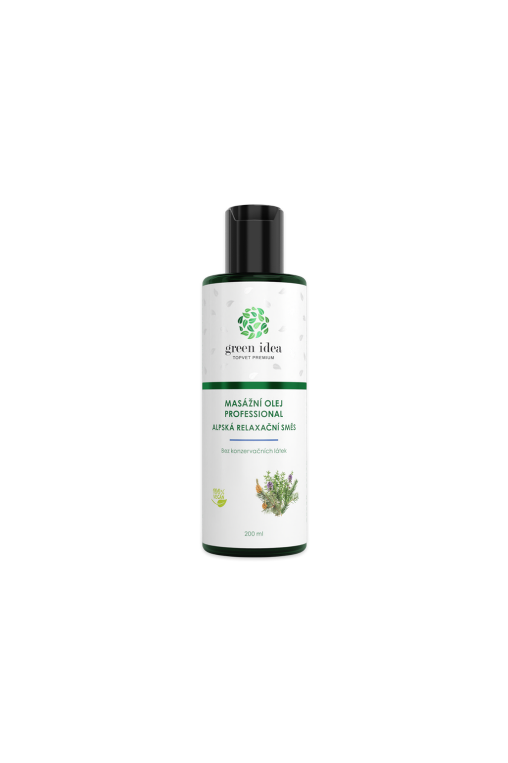 Alpská relax. směs masážní olej 200 ml - Green idea