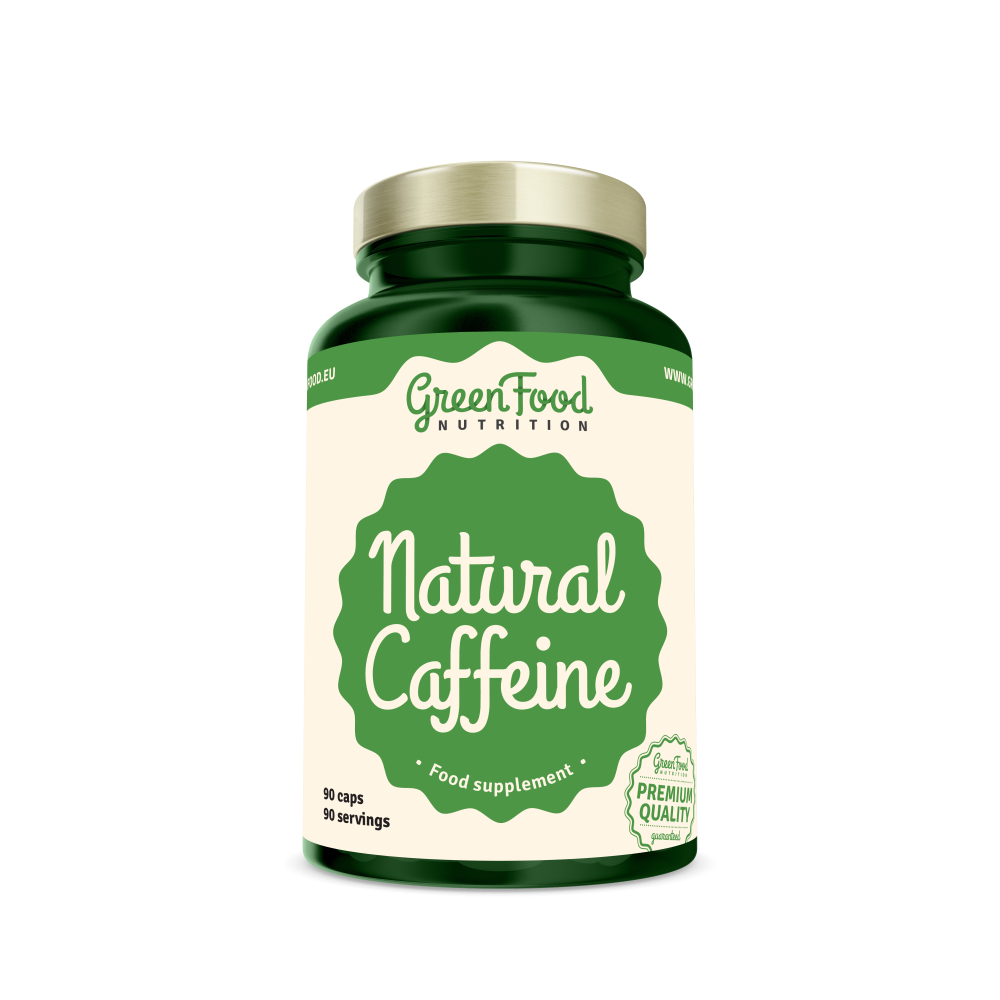 Natural kofein 90 kapslí - GreenFood