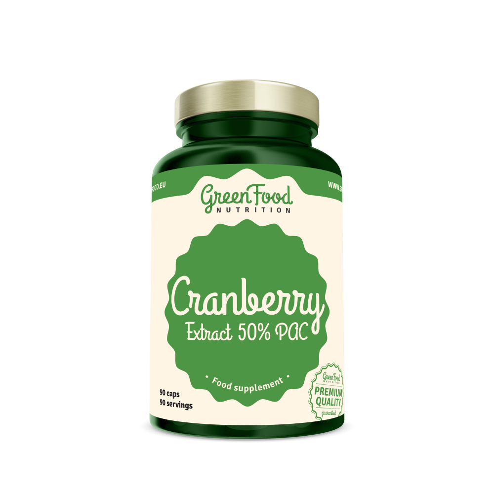 Brusinkový extrakt 50% PAC 90 kapslí - GreenFood