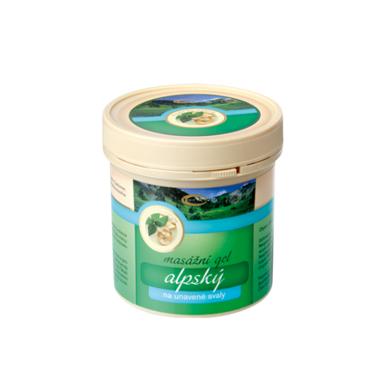 Masážní gel alpský 250 ml - Topvet