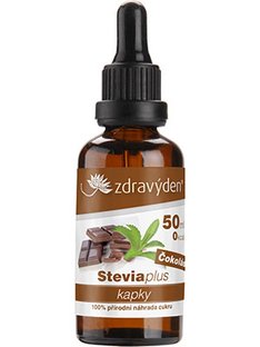 Stevia kapky čokoláda 50 ml - Zdravý den