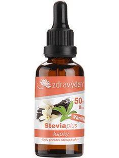 Stevia kapky vanilka 50 ml - Zdravý den